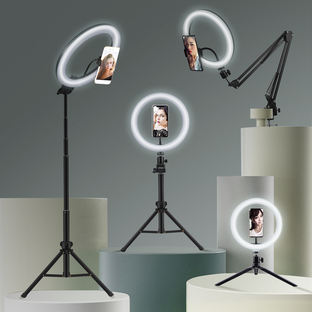 Photography Lighting Continuous - Youtube strzelanie Vlog Selfie okrągłe zdjęcie