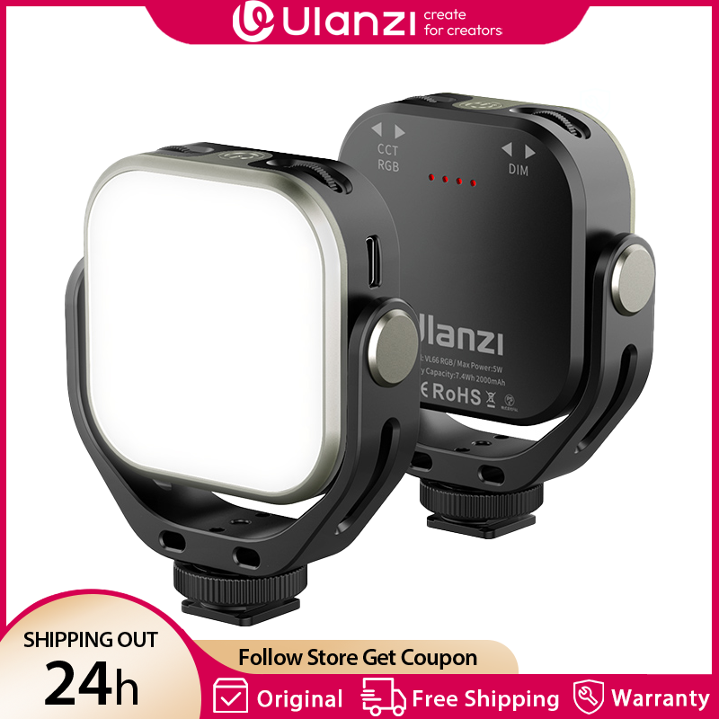 Torjim Rgb Photography Video Lighting - Lampa wideo Ulanzi VL66 RGB 2500-6500K