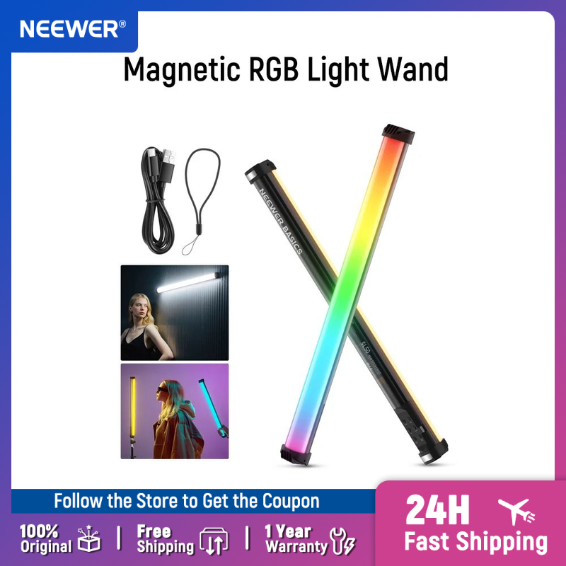 Torjim Rgb Photography Video Lighting - NEEWER Basics 21-calowy Magnetyczny RGB Light