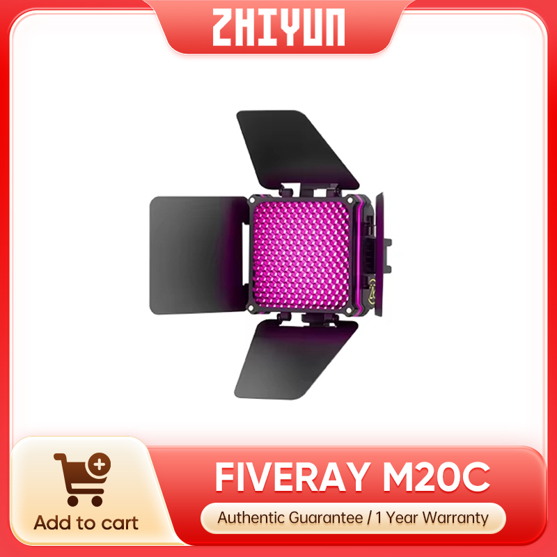 Torjim Rgb Photography Video Lighting - ZHIYUN FIVERAY M20C RGB M20 Dwukolorowa
