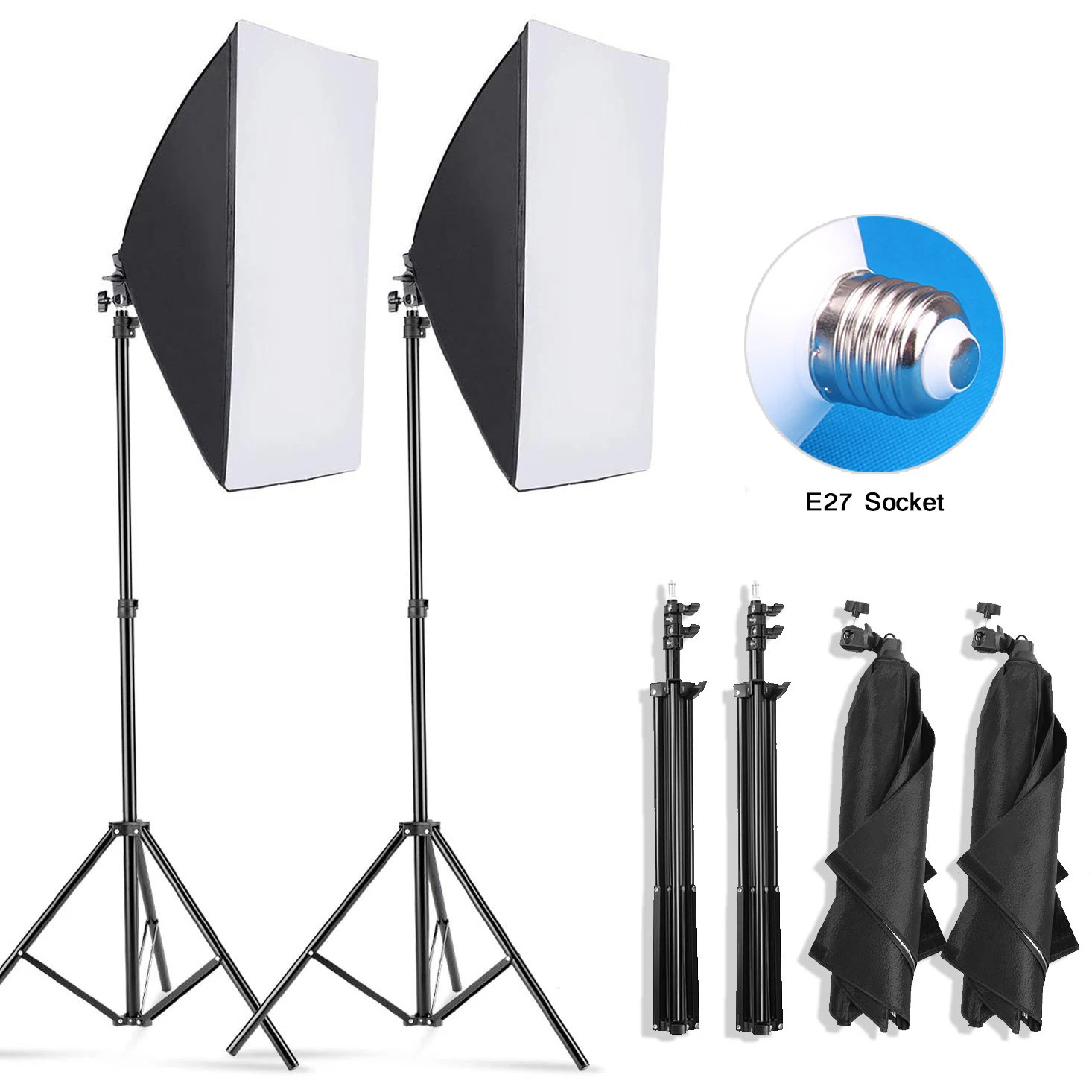 Photography Lighting Continuous - Profesjonalny softbox fotograficzny z oświetleniem, softbox
