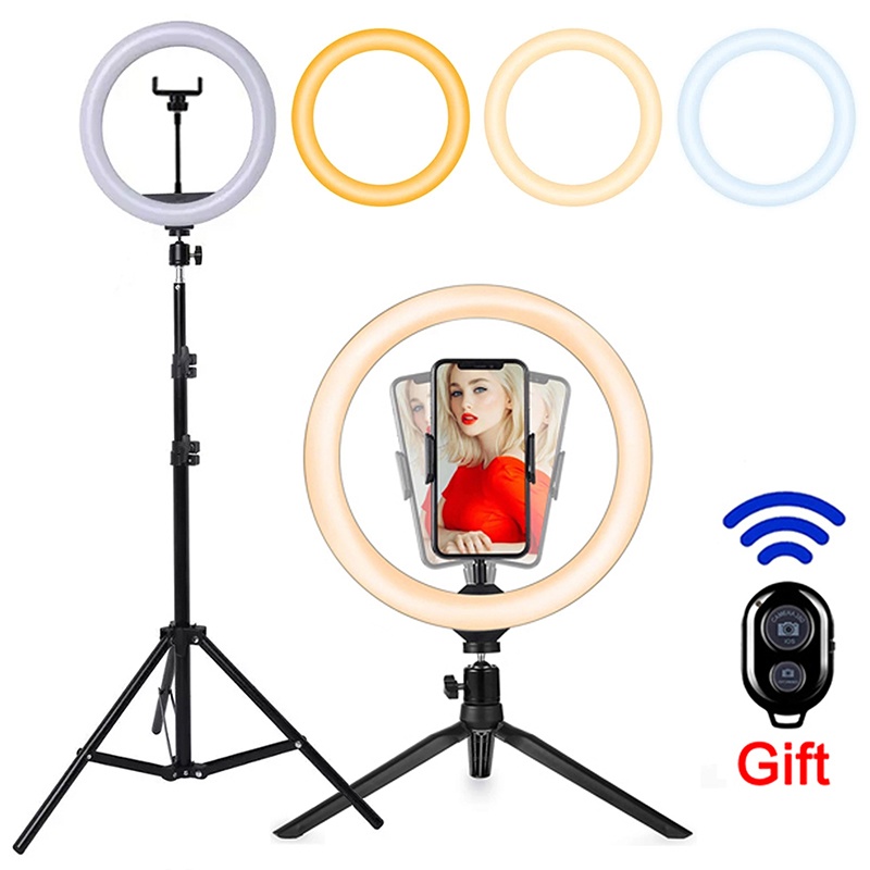 Photography Lighting Continuous - Lampa pierścieniowa LED do selfie 16/26/33cm,