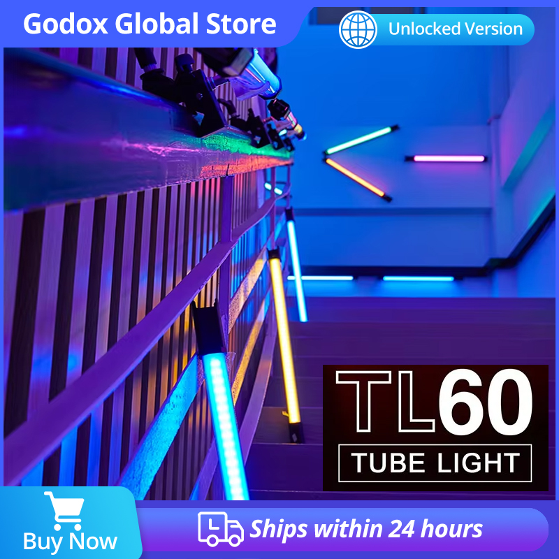 Torjim Rgb Photography Video Lighting - Godox TL60 RGB Ręczny Lampa Fotograficzna