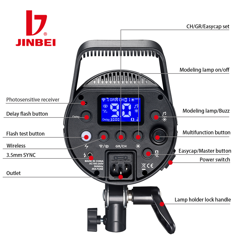 Good Lighting In Photography - JINBEI DPX-800II 800W 25W LED Lampa