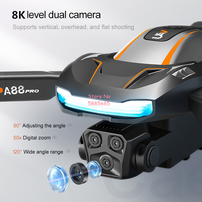 Dron RC 8K z pozycjonowaniem p – Photography Lighting For Indoor recenzja i cena