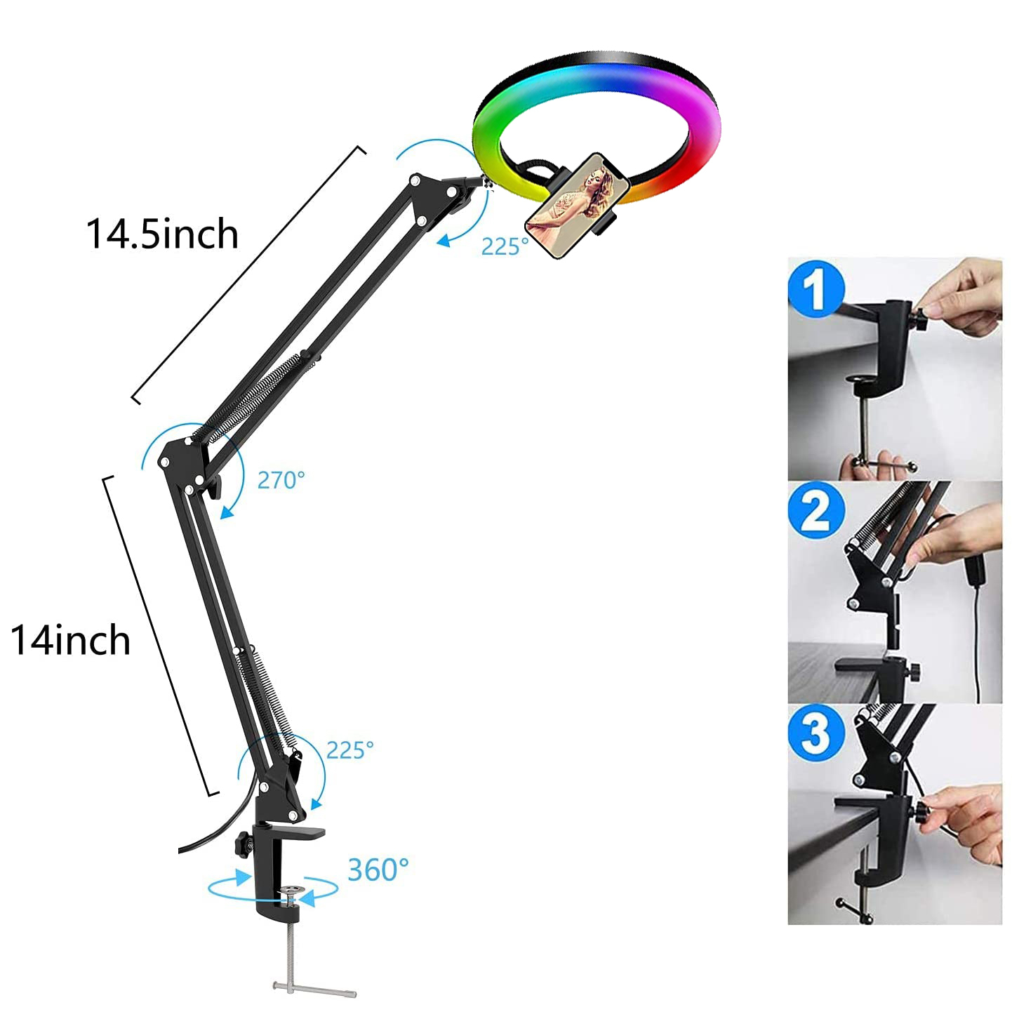 Lampa Pierścieniowa RGB do Sel – Photography Lighting Rgb recenzja i cena