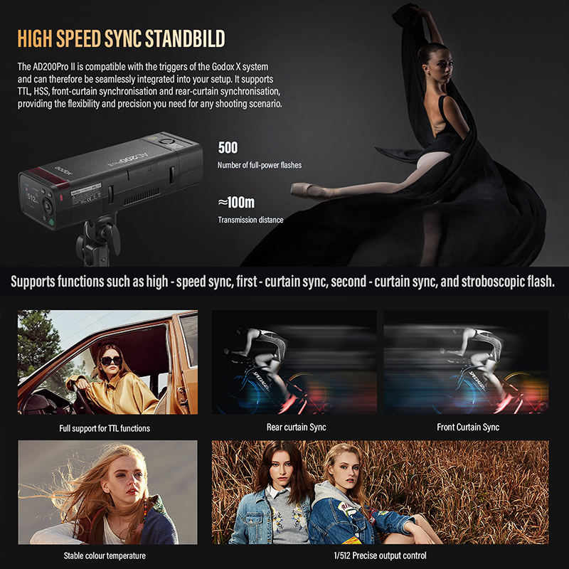 Godox AD200ProII TTL 2.4G Bezp – Photography Lighting Kit Godox recenzja i cena