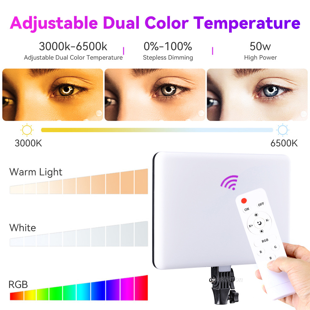 RGB 14-calowa lampa wideo LED  – Torjim Rgb Photography Video Lighting recenzja i cena