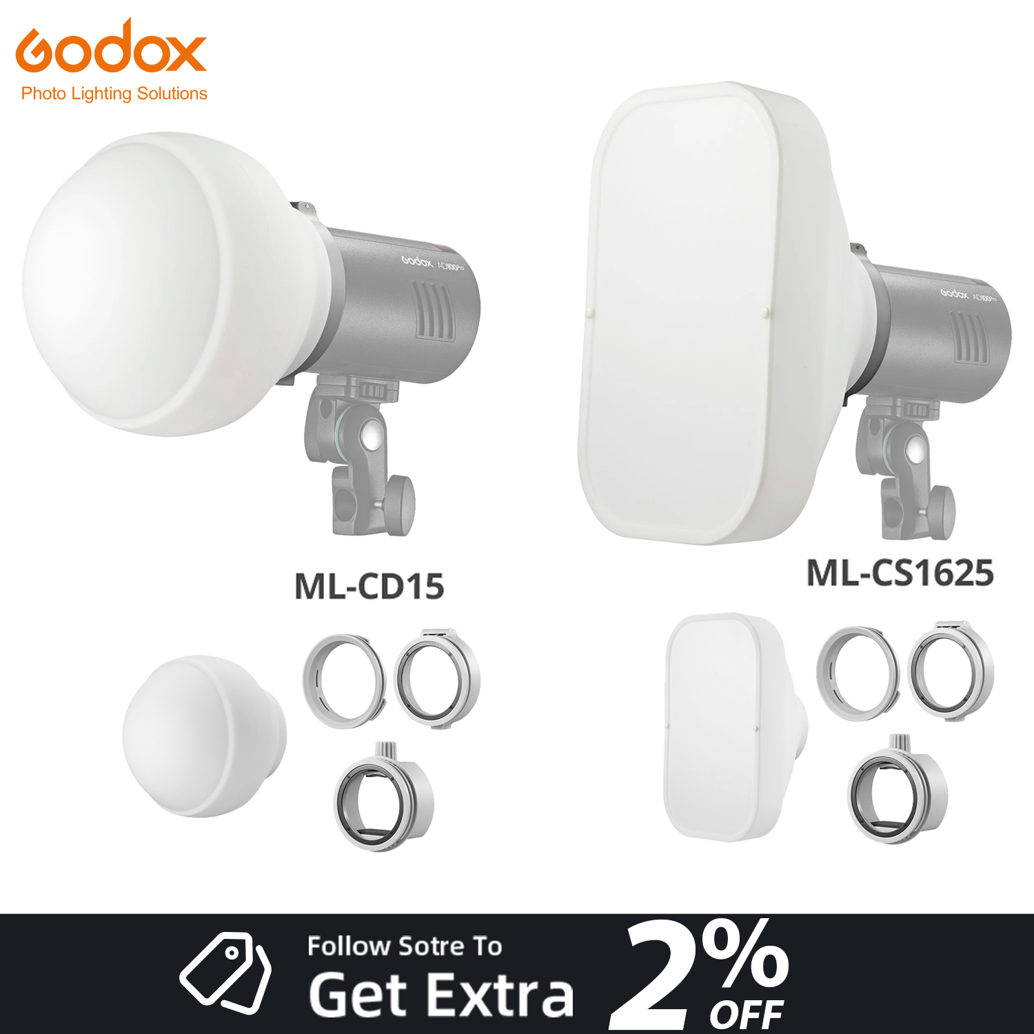 Zestaw Godox ML-CD15 ML-CS1625 – Photography Lighting Kit Godox recenzja i cena