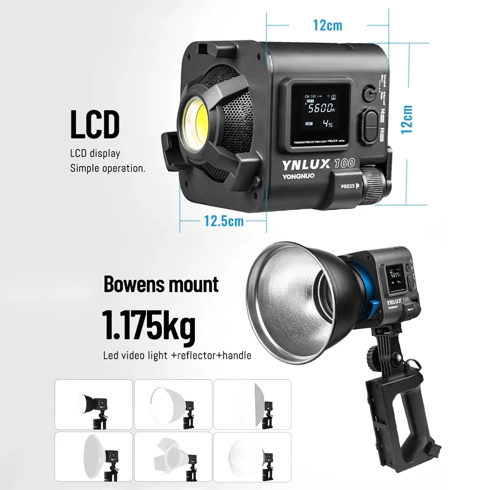 YONGNUO YNLUX100 100W 3200K-56 – Photography Lighting Led recenzja i cena