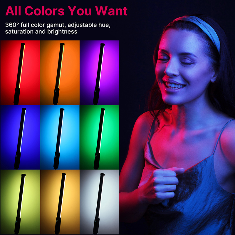 Ulanzi VL119 Ręczna kolorowa l – Torjim Rgb Photography Video Lighting recenzja i cena