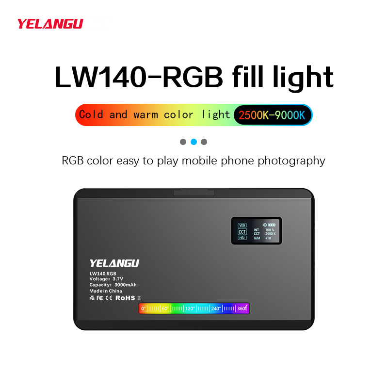 YELANGU RGB LED Video Light W1 – Torjim Rgb Photography Video Lighting recenzja i cena