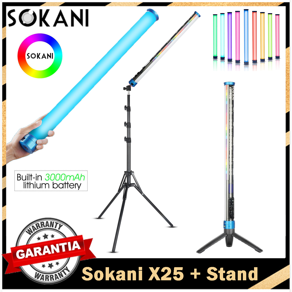 Sokani X25 RGB LED Video Light – Torjim Rgb Photography Video Lighting recenzja i cena