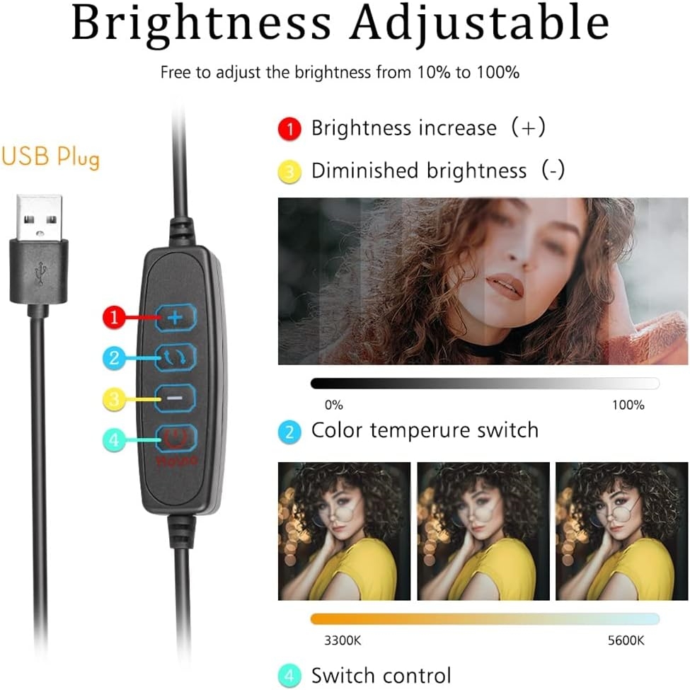 8-calowy Photo Studio LED 3000 – Torjim Rgb Photography Video Lighting recenzja i cena