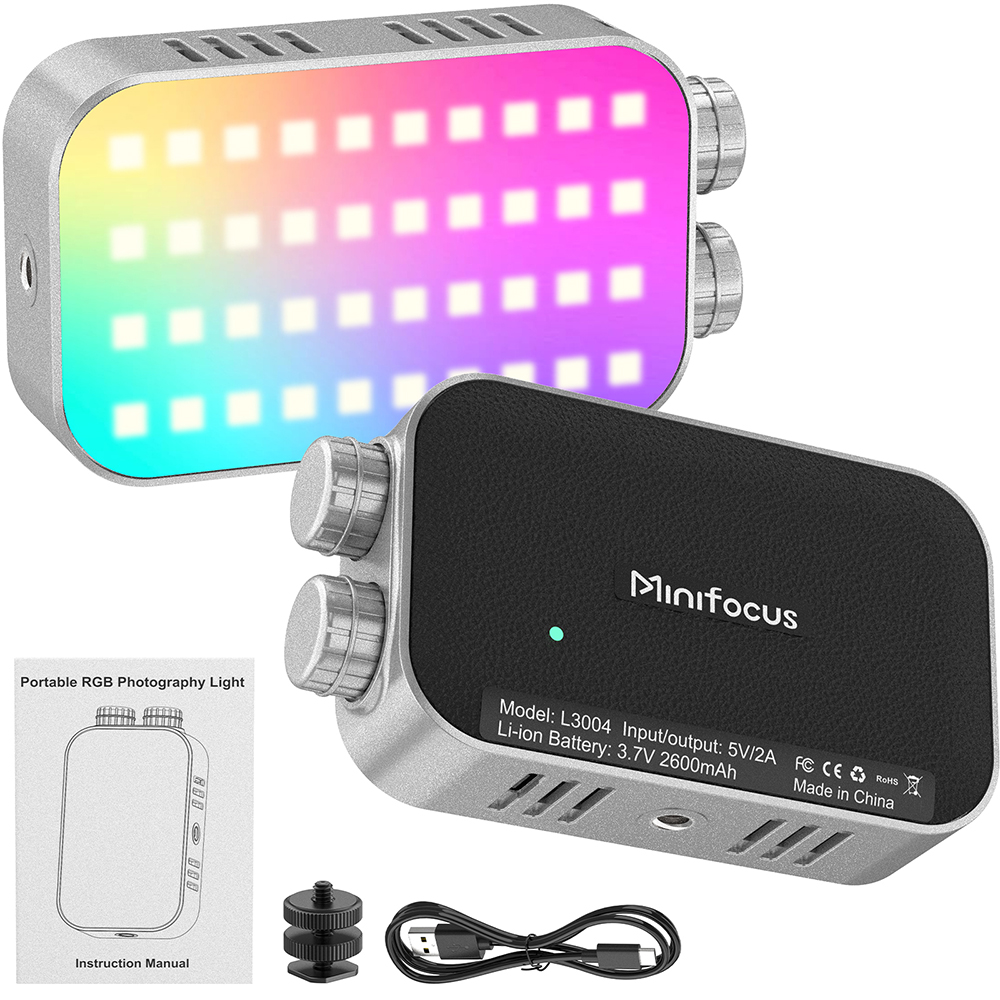 Przenośna lampa LED RGB Pocket – Torjim Rgb Photography Video Lighting recenzja i cena