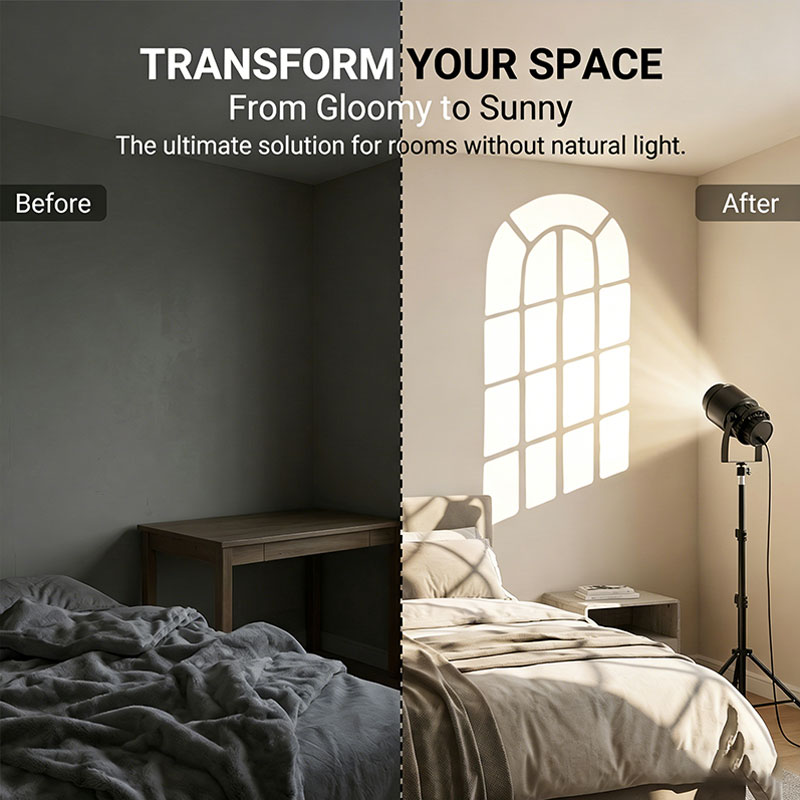Lampa projekcyjna LED 15W z ef – Photography Lighting No Shadows recenzja i cena