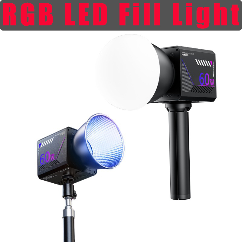 Lampa wideo RGB 60W, przenośna – Photography Lighting Rgb recenzja i cena