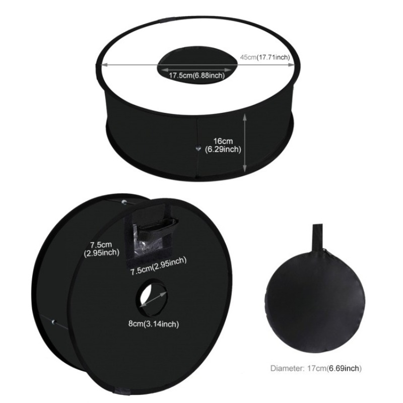 Składany 45cm softbox typu rin – Photography Types Of Lighting recenzja i cena