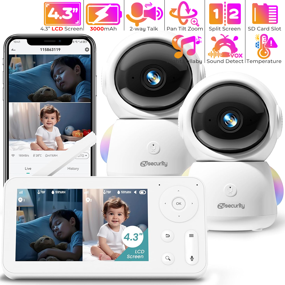 Niania 2K z 2 kamerami i audio – Torjim Rgb Photography Video Lighting recenzja i cena