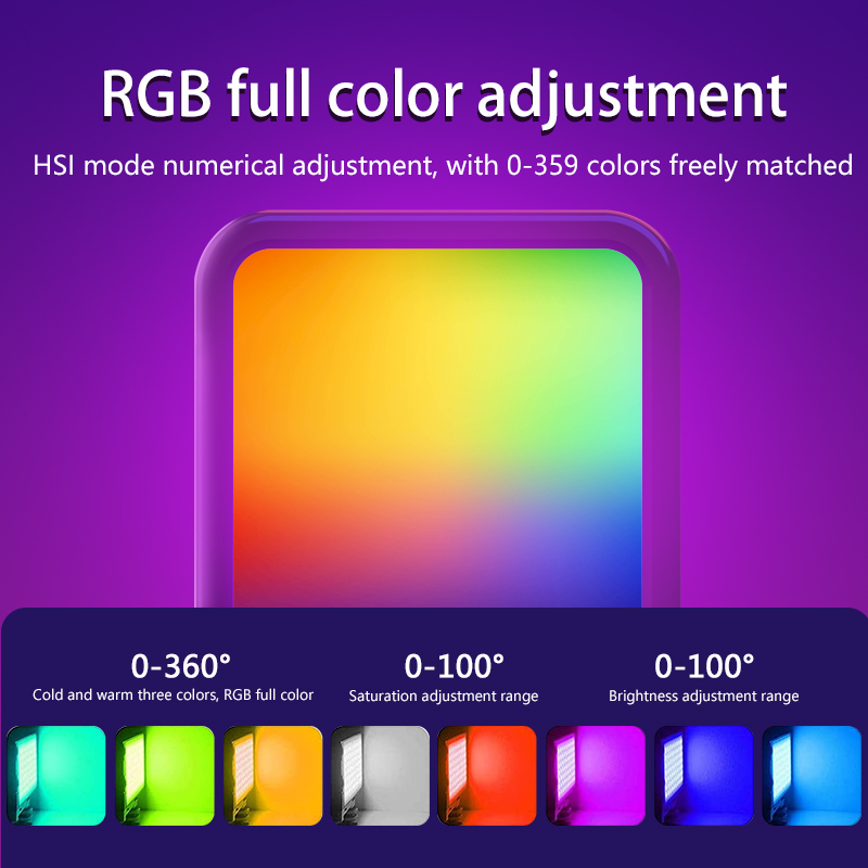 Przenośna mini lampa wideo RGB – Photography Lighting Rgb recenzja i cena