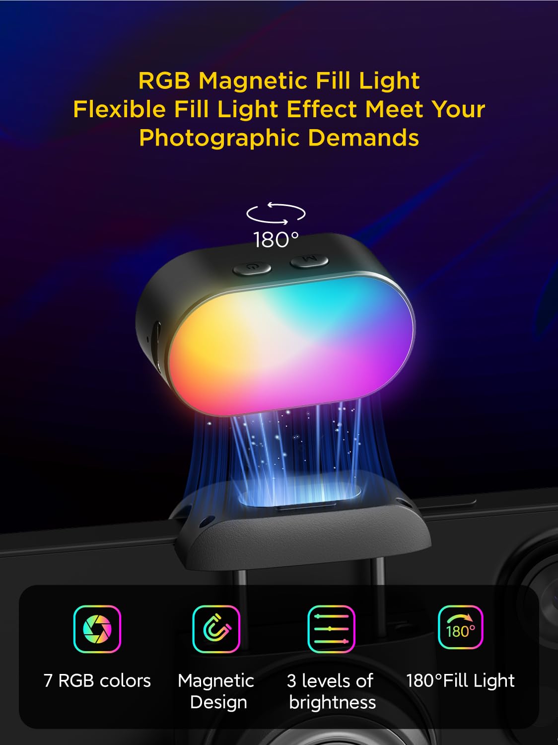AOCHUAN RGB Magnetyczne światł – Torjim Rgb Photography Video Lighting recenzja i cena